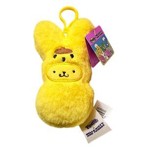 Sanrio Hello Kitty Pompompurin x PEEPS Bunny Plush Clip 2026 New Release Charm